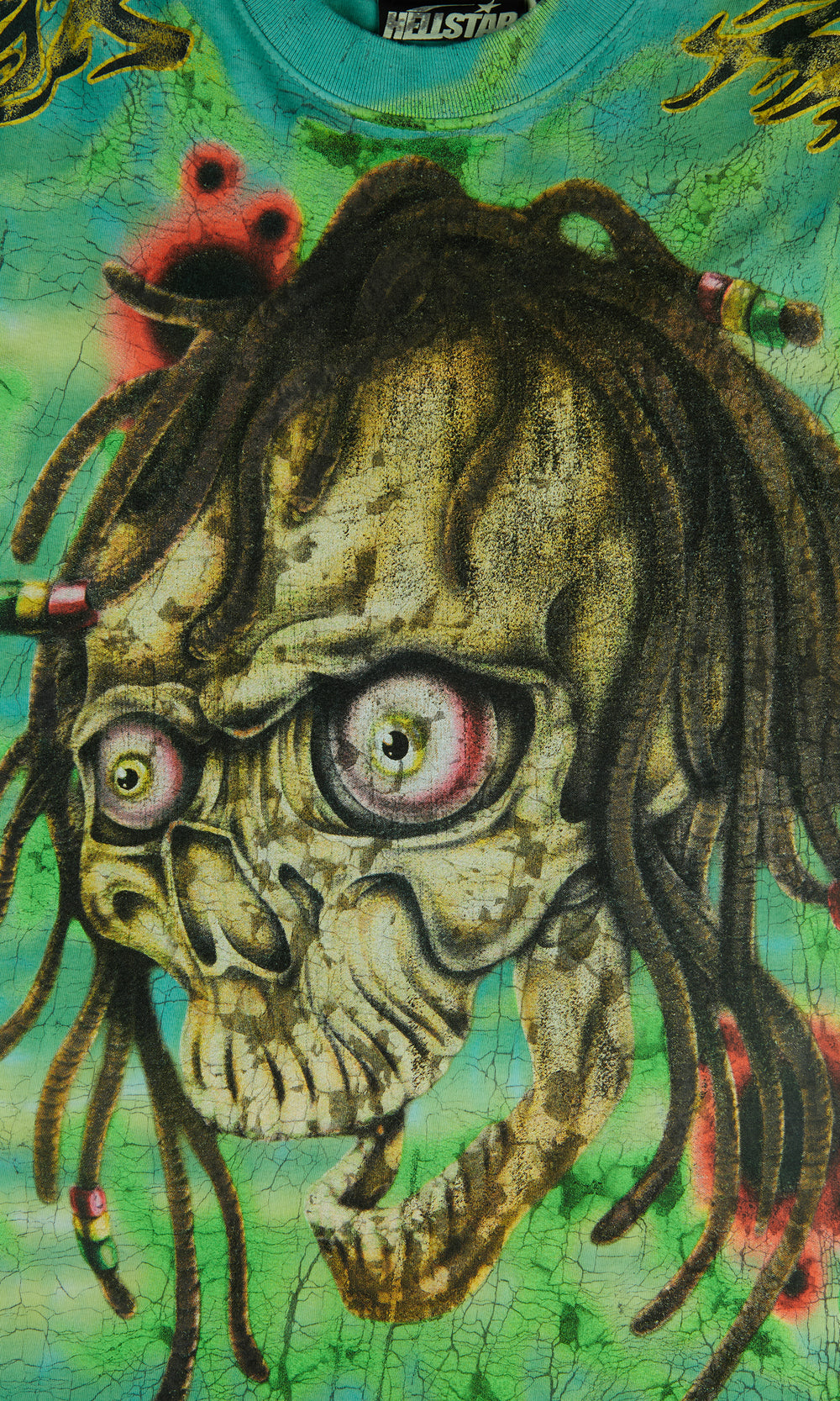 HELLSTAR GREEN-DYE T-SHIRT
