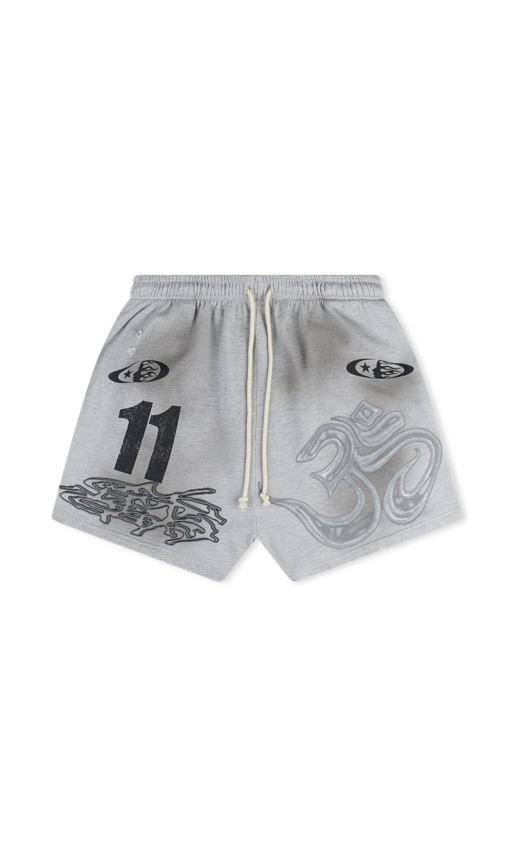 HELLSTAR YOGA SHORTS GREY