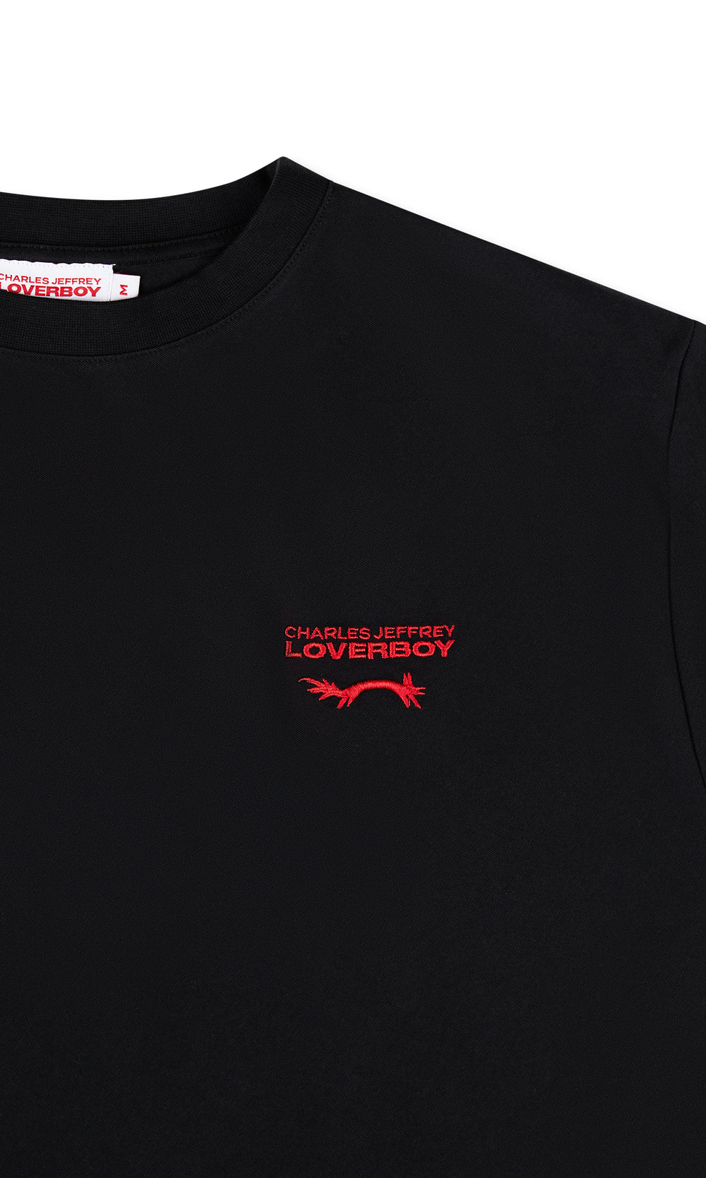 CHARLES JEFFREY LOVERBOY TOPSY TURVY TEE BLACK