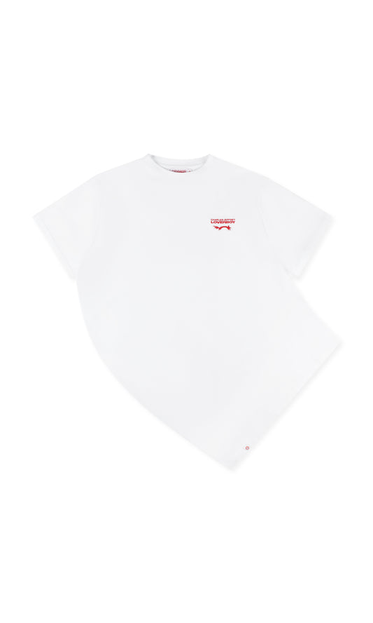 CHARLES JEFFREY LOVERBOY TOPSY TURVY TEE WHITE