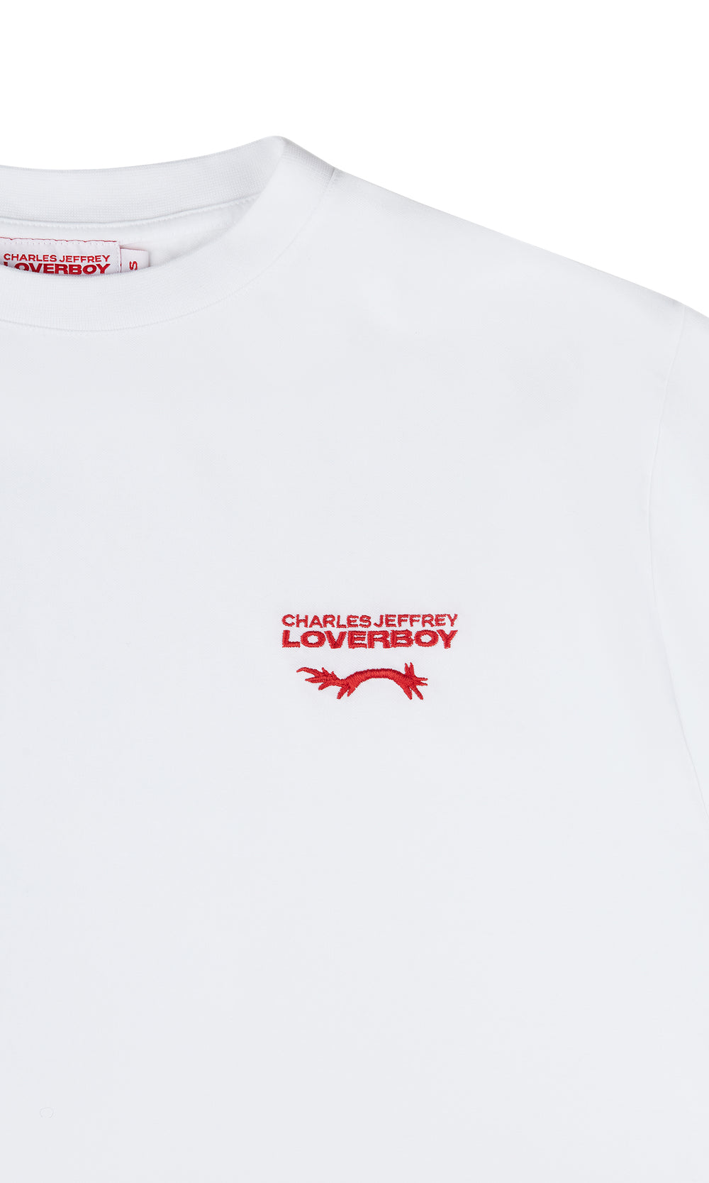 CHARLES JEFFREY LOVERBOY TOPSY TURVY TEE WHITE