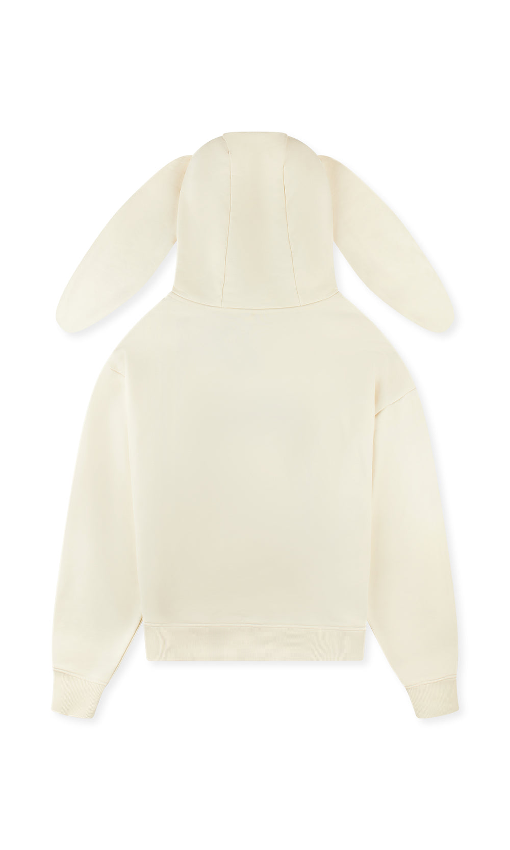 CHARLES JEFFREY LOVERBOY PATCH RABBIT EARS HOODY ECRU