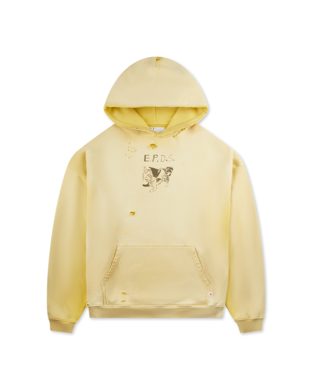 PALY EPDS HOODED SWEATSHIRT YELLOW
