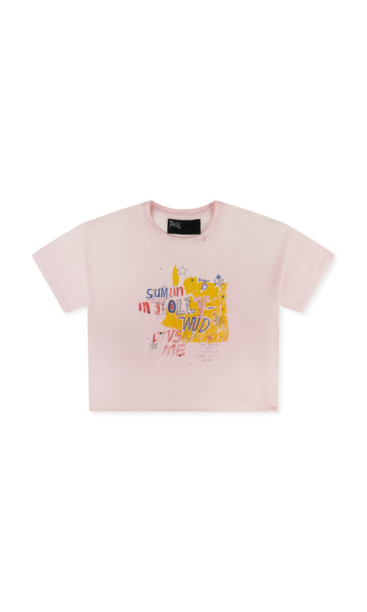 PALY SUM 1 IN HOLLYWUD LUVS ME TEE PINK