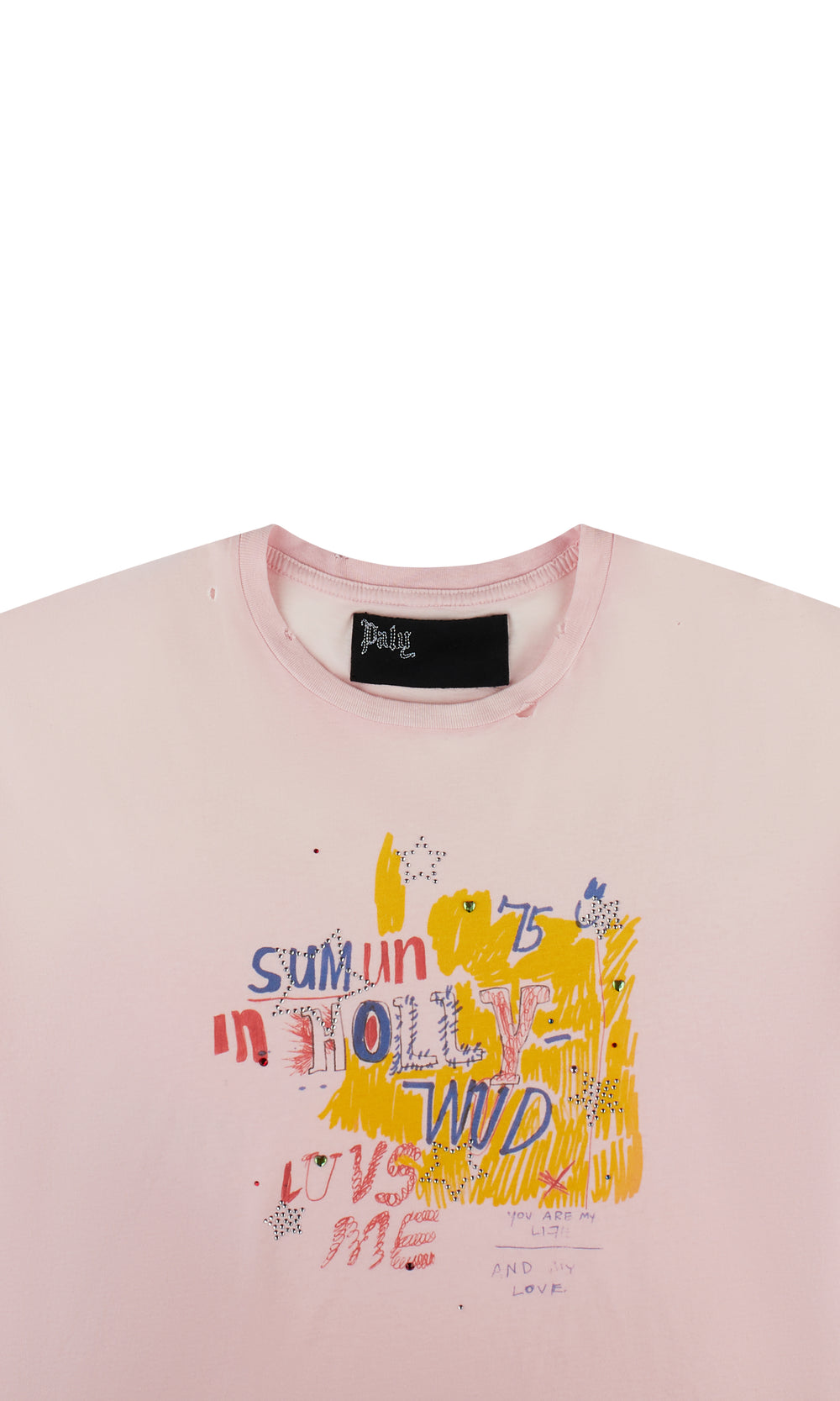 PALY SUM 1 IN HOLLYWUD LUVS ME TEE PINK