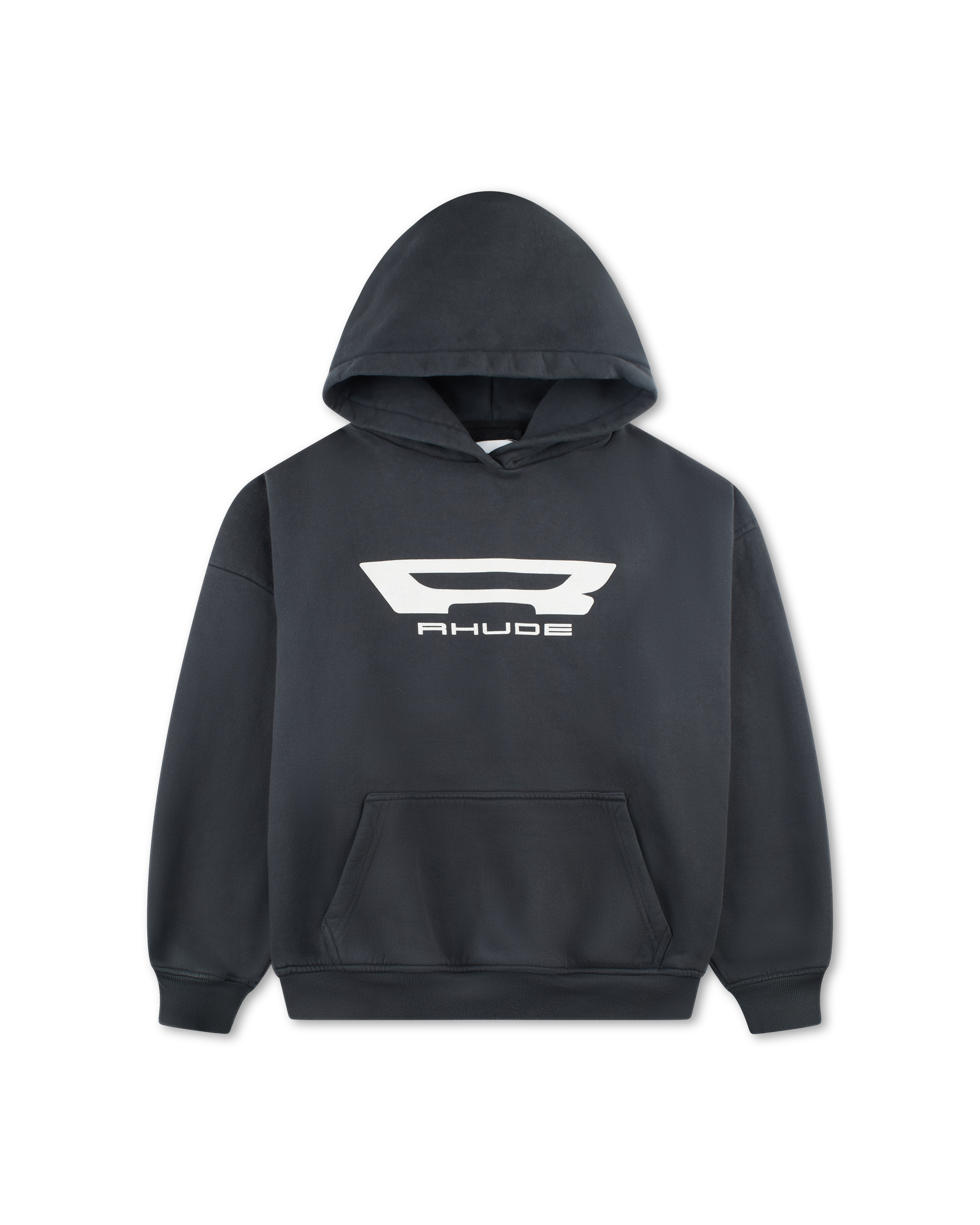 RHUDE CAMPIONE HOODIE VTG BLACK