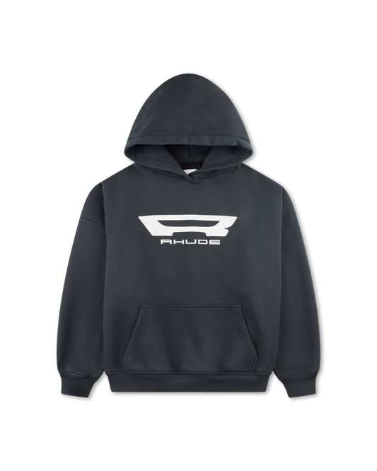 RHUDE CAMPIONE HOODIE VTG BLACK