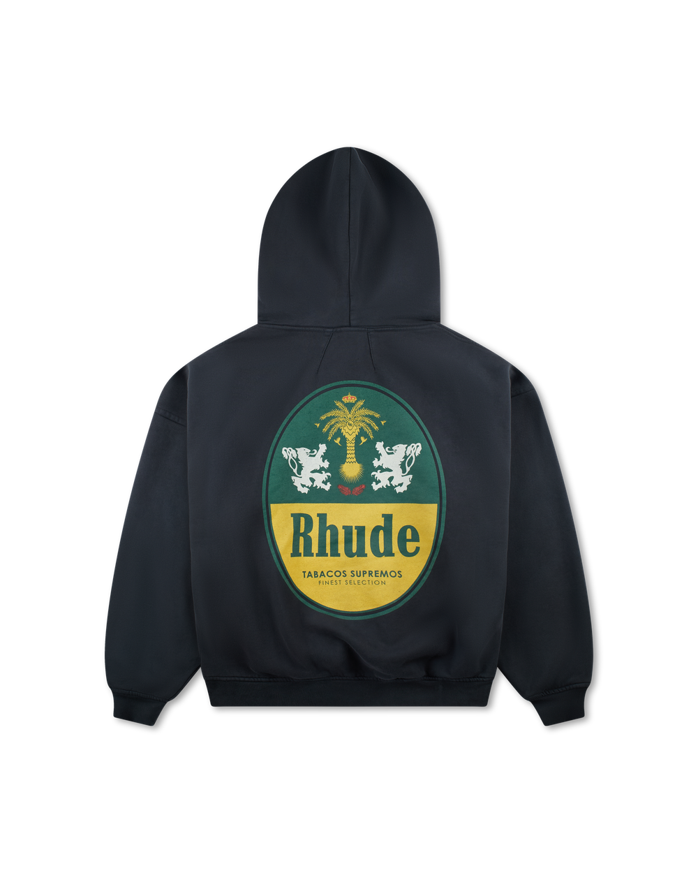 RHUDE TOBACCO HOODIE VTG BLACK
