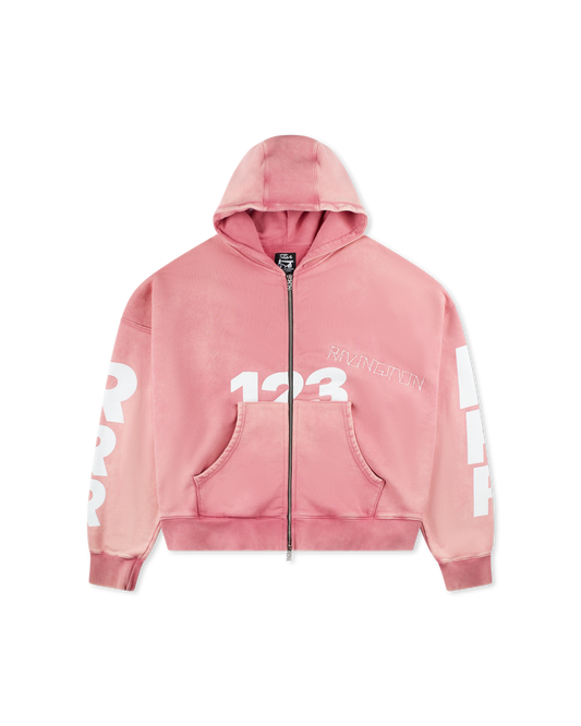RIVINGTON ROI REBIS RRR123 USO-123 CVA ZIP HOODIE PINK