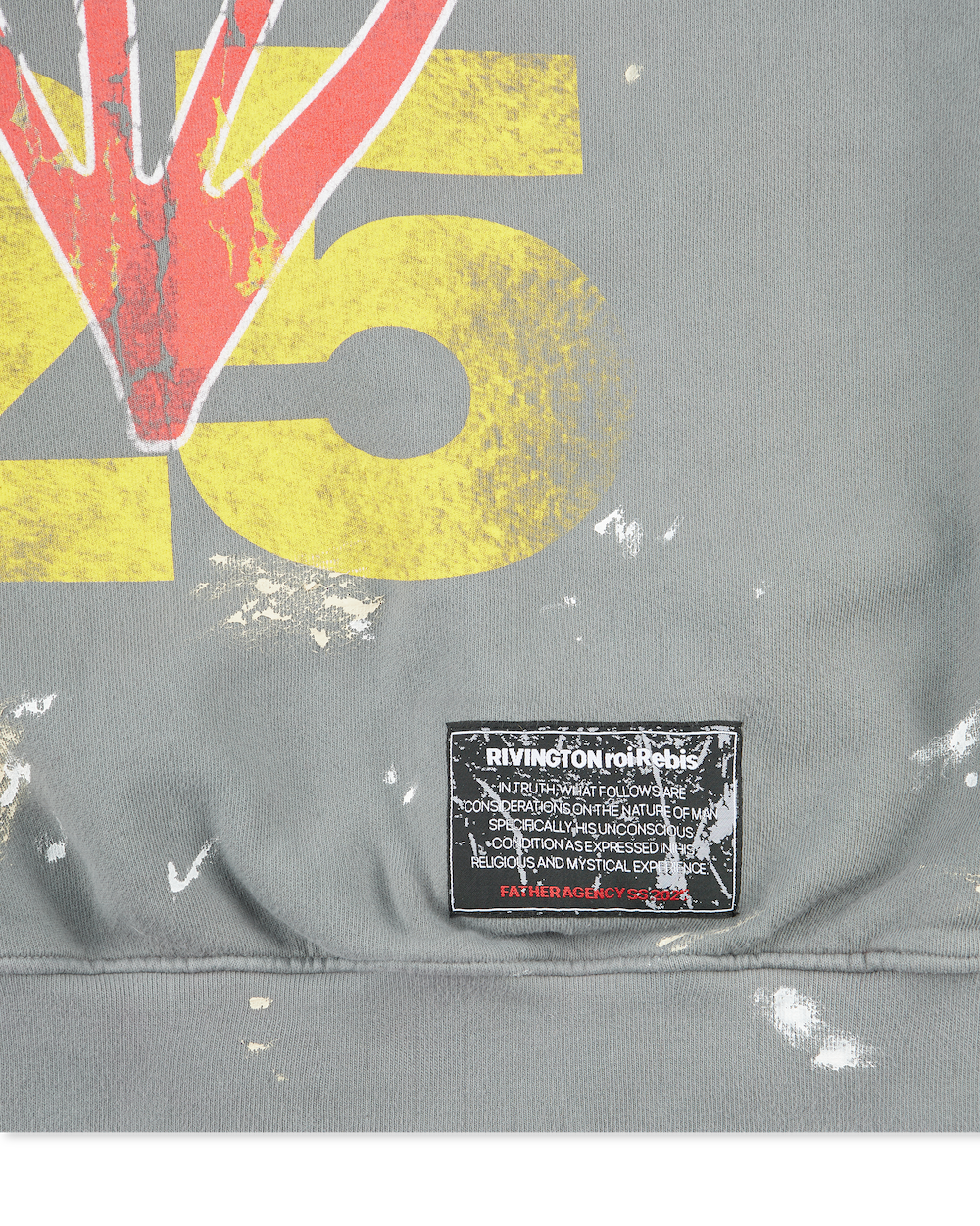 RIVINGTON ROI REBIS LOVE STUFF CREWNECK GREY