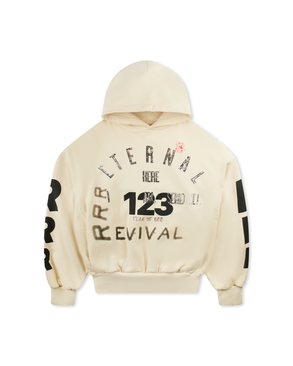 RIVINGTON ROI REBIS REVIVAL HOODIE - CREAM