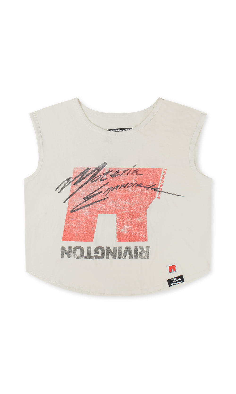 RIVINGTON ROI REBIS R'CHON MUSCLE TEE OPTIC WHITE