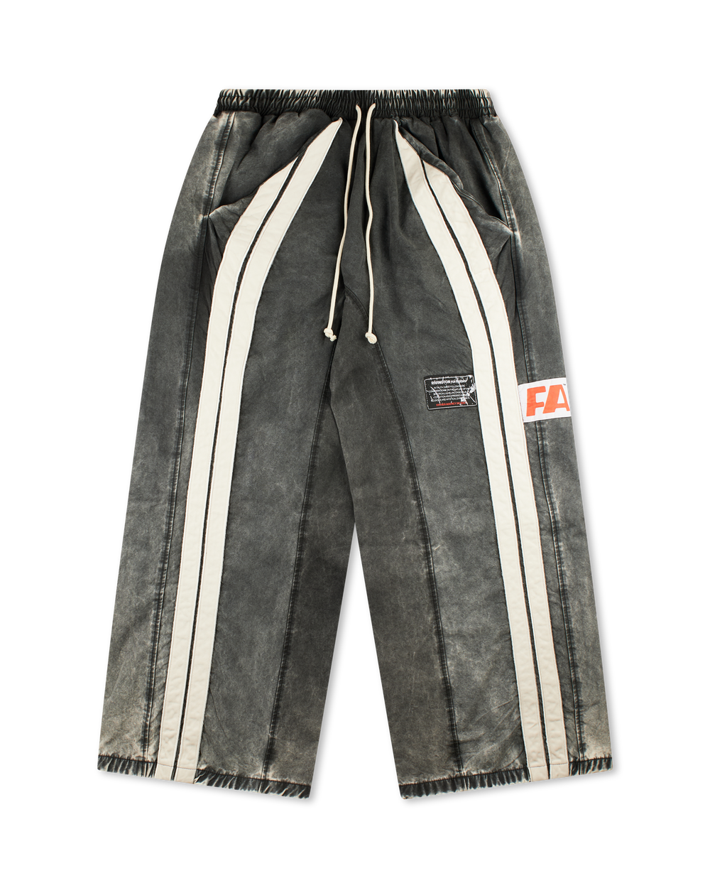 RIVINGTON ROI REBIS TRAPPIST PENTA PANT WASHED BLACK