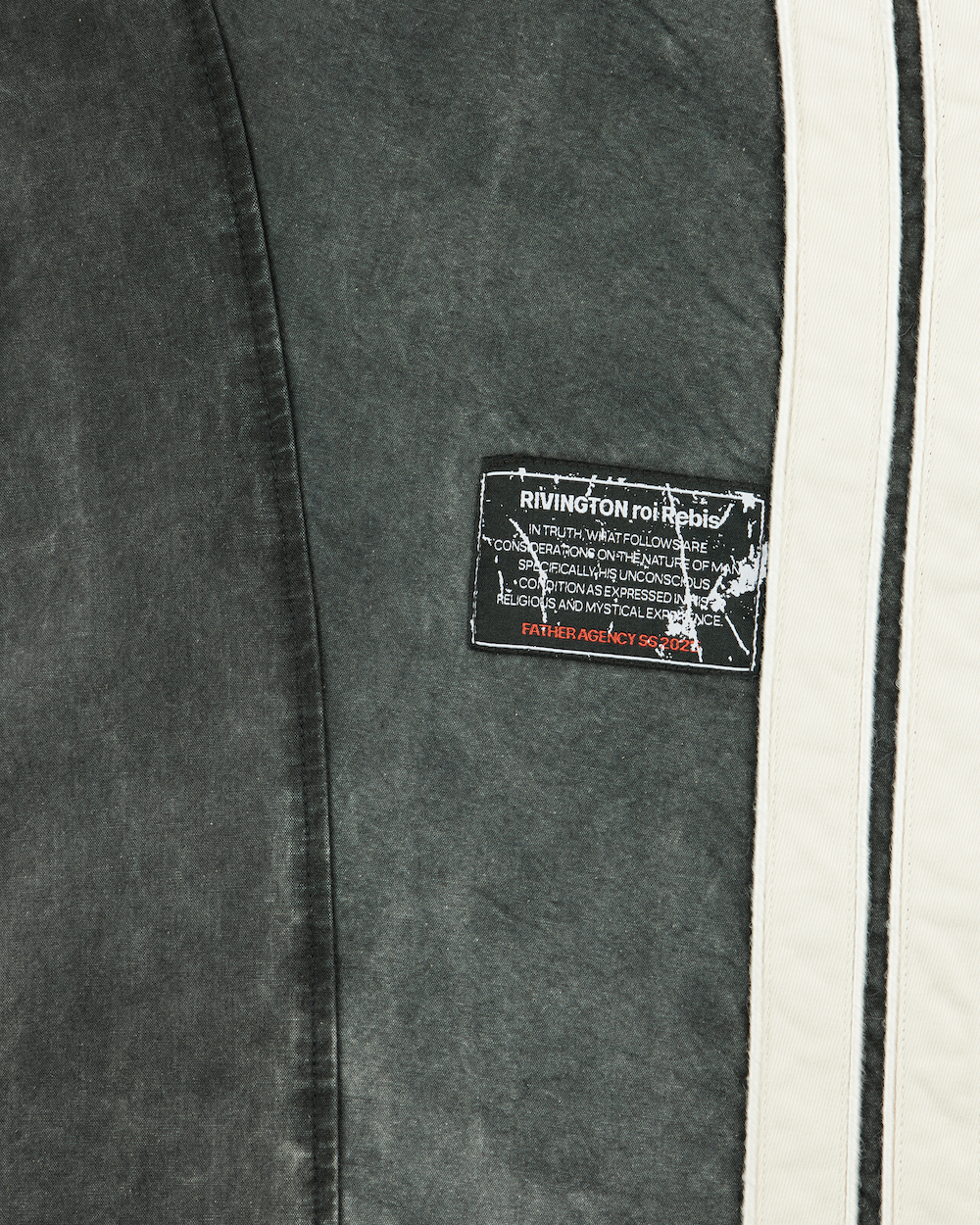 RIVINGTON ROI REBIS TRAPPIST PENTA PANT WASHED BLACK