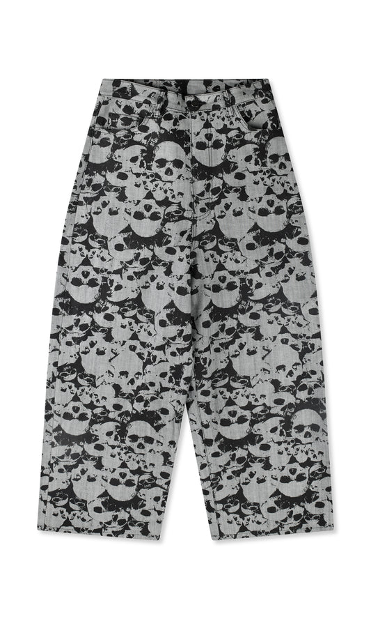 SECNDSLF ANTAEUS DENIM PANT BLACK/WHITE