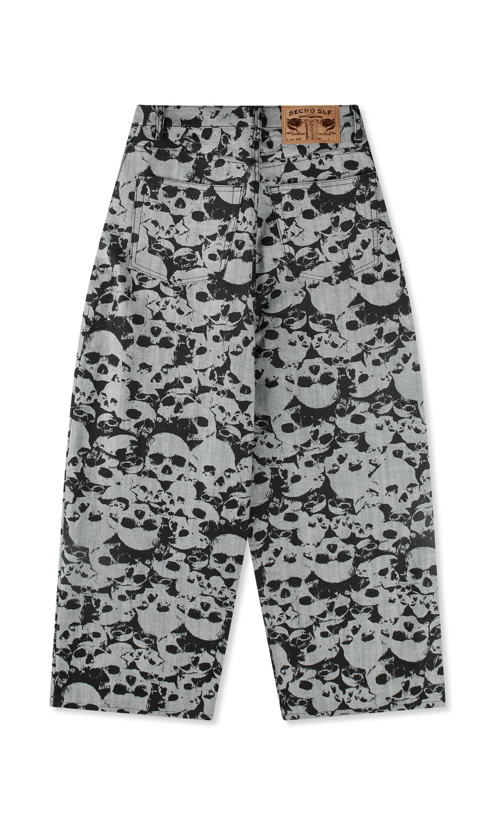 SECNDSLF ANTAEUS DENIM PANT BLACK/WHITE