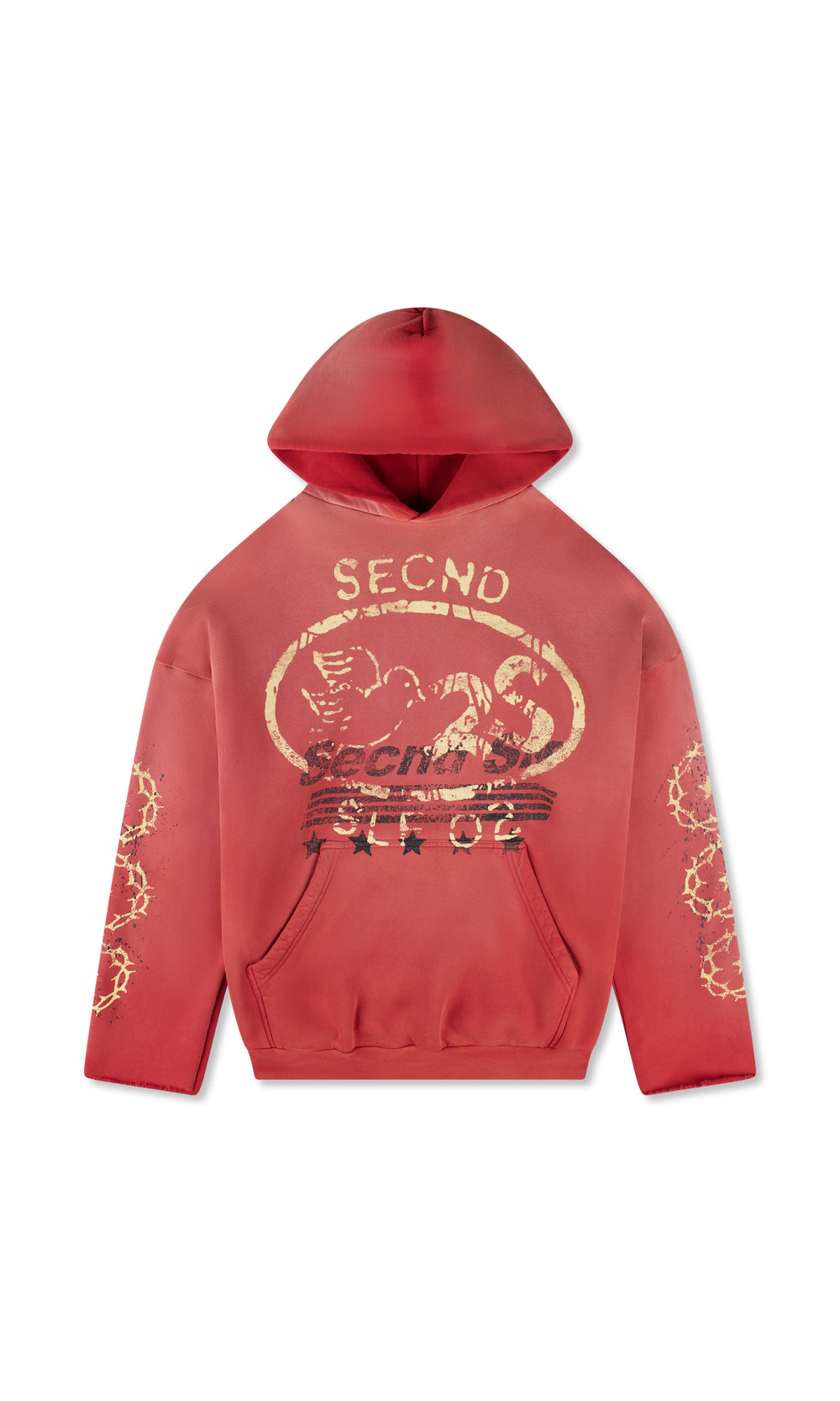 SECNDSLF ORNIS HOODIE RED