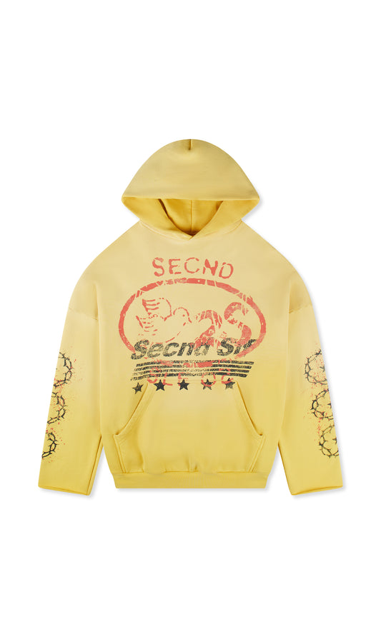 SECNDSLF ORNIS HOODIE YELLOW
