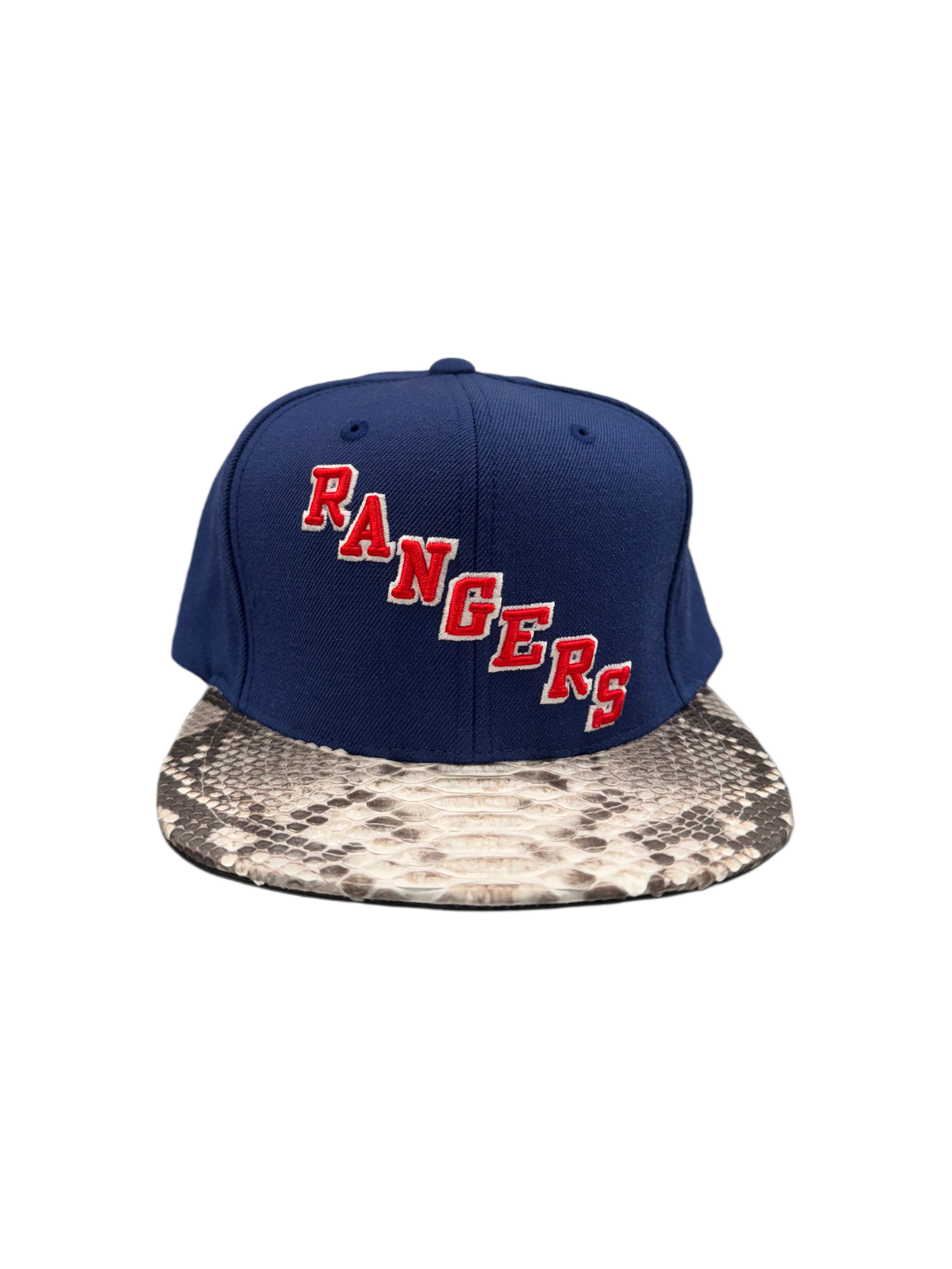 Just Don NY Rangers Blue/Natural Brim
