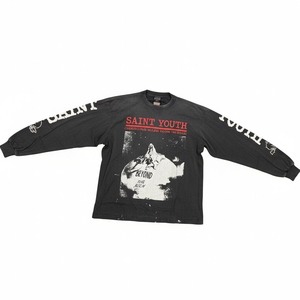 Saint Michael Saint Youth Long Sleeve Shirt Black