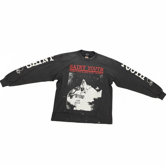 Saint Michael Saint Youth Long Sleeve Shirt Black