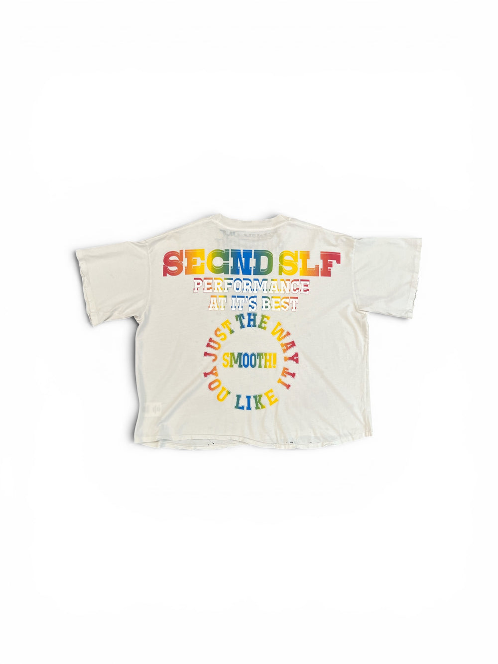 SECNDSLF HOLLYWOOD BOWL TORQUE TEE WHITE