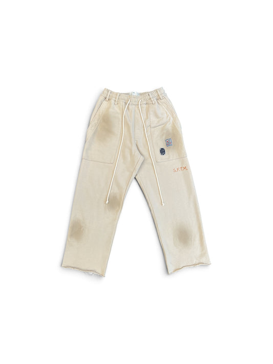 SONG FOR THE MUTE GYM TRACK PANT BEIGE