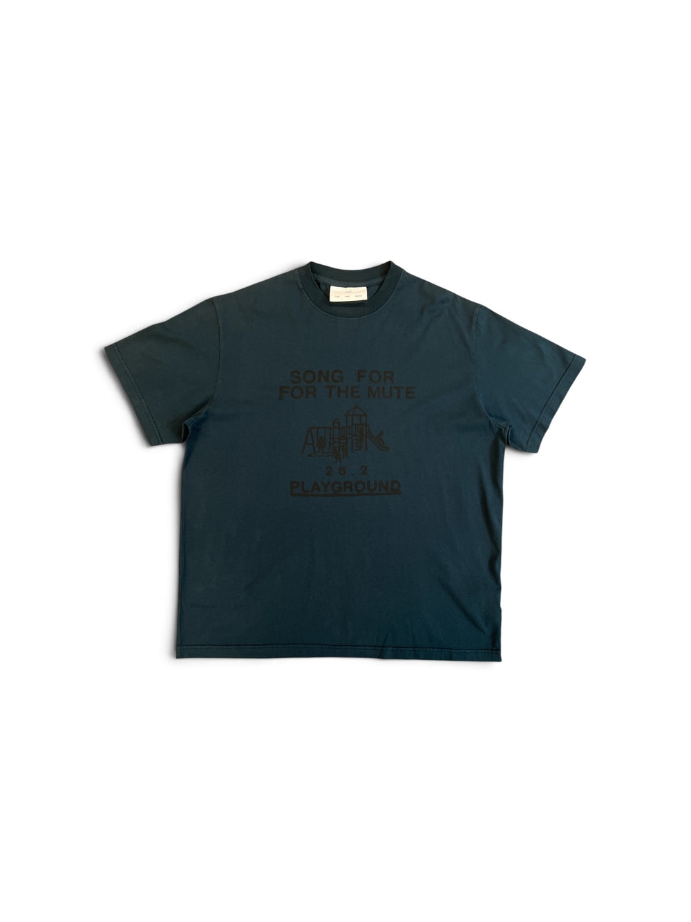 SONG FOR THE MUTE ''RECESS'' STANDARD TEE OVERDYE PETROL