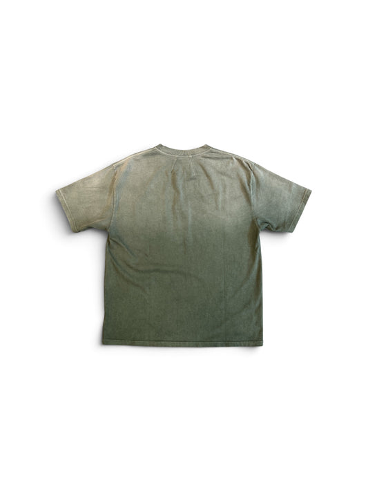 RHUDE RHUDE LOGO POCKET TEE WASHED OLIVE / BLACK