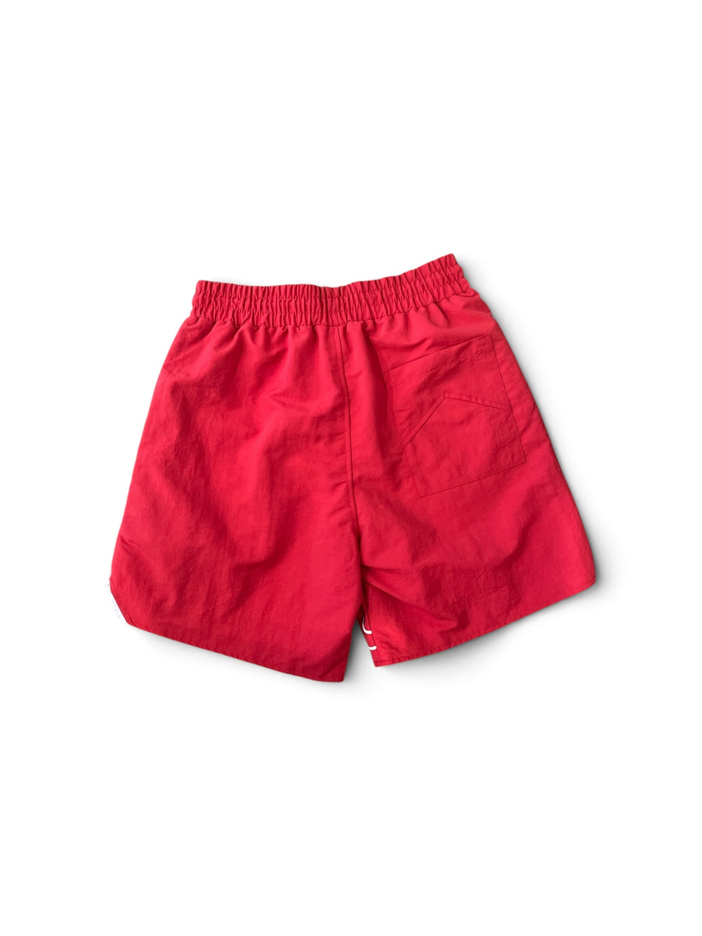 RHUDE LOGO TRACK SHORT RED / WHITE