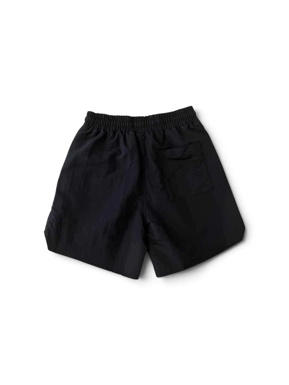 RHUDE LOGO TRACK SHORT BLACK / ORANGE