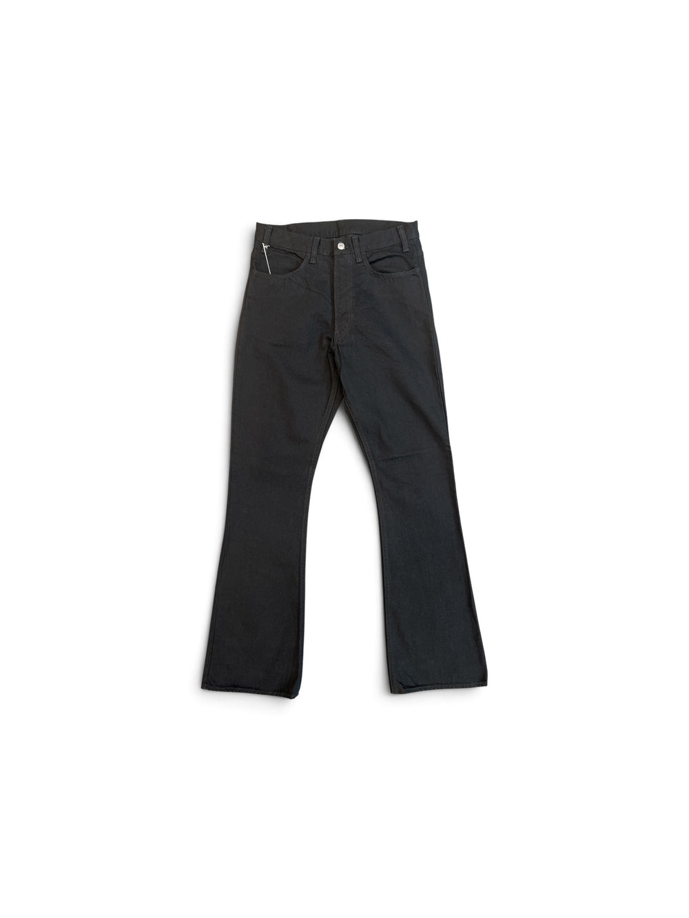 SAINT MICHAEL FLARE BLK FLARE DENIM PANTS BLACK
