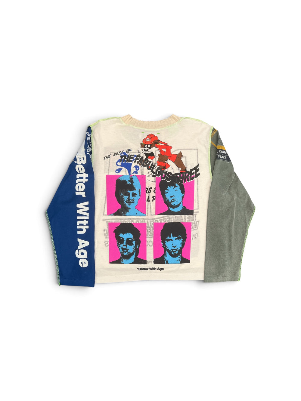 BETTER WITH AGE IRIS REVERSIBLE LONG SLEEVE WHITE/MULTI