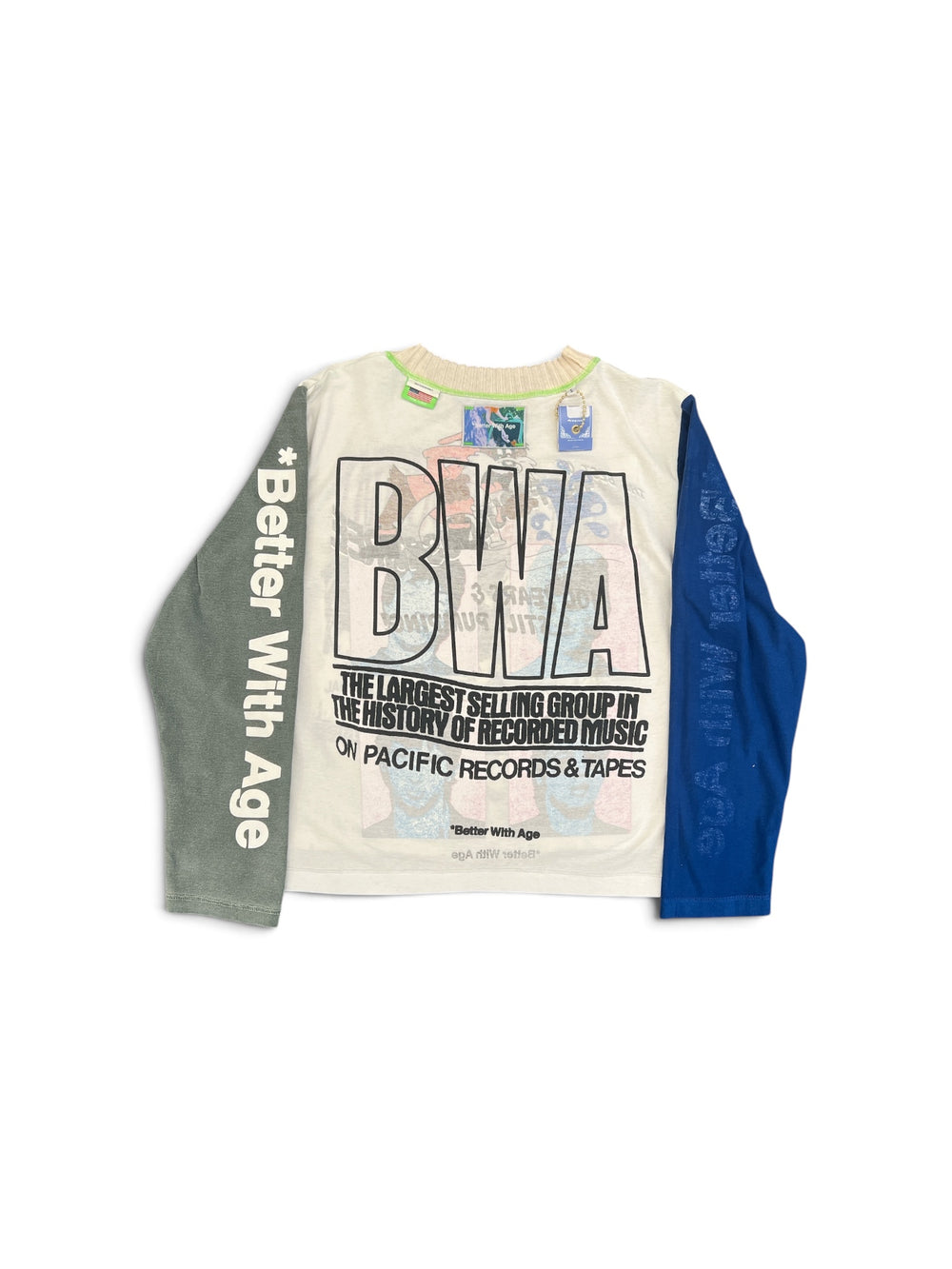 BETTER WITH AGE IRIS REVERSIBLE LONG SLEEVE WHITE/MULTI
