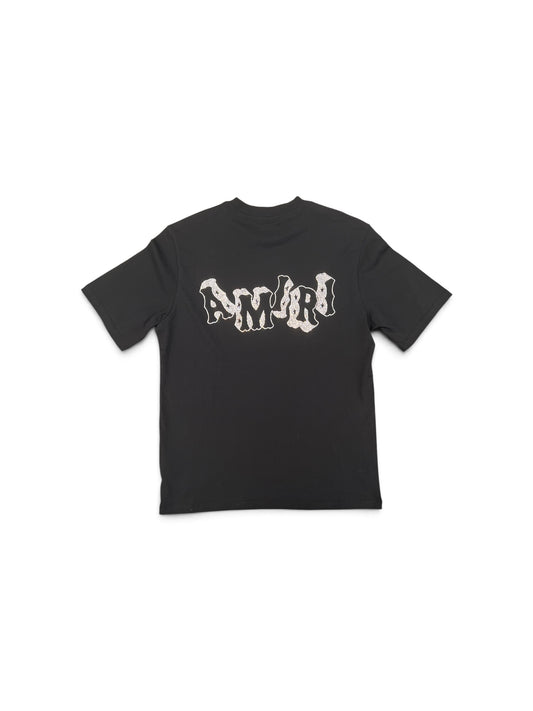 AMIRI AMIRI BLOCK LETTER TEE BLACK