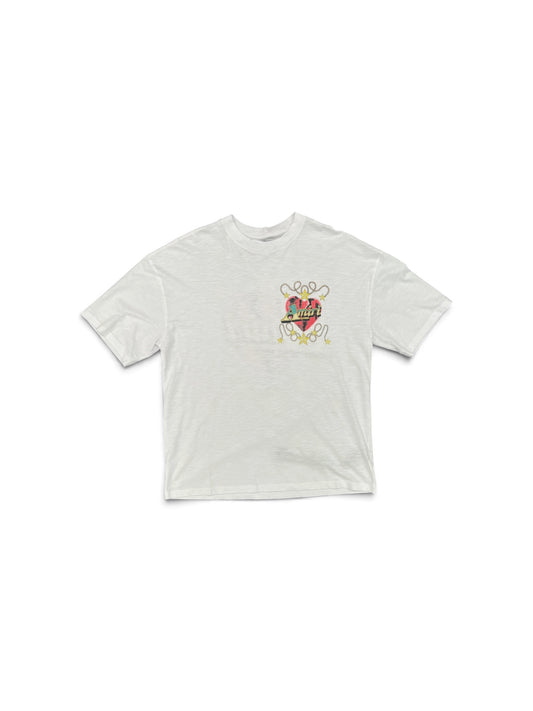 AMIRI AMIRI HEART OS TEE WHITE