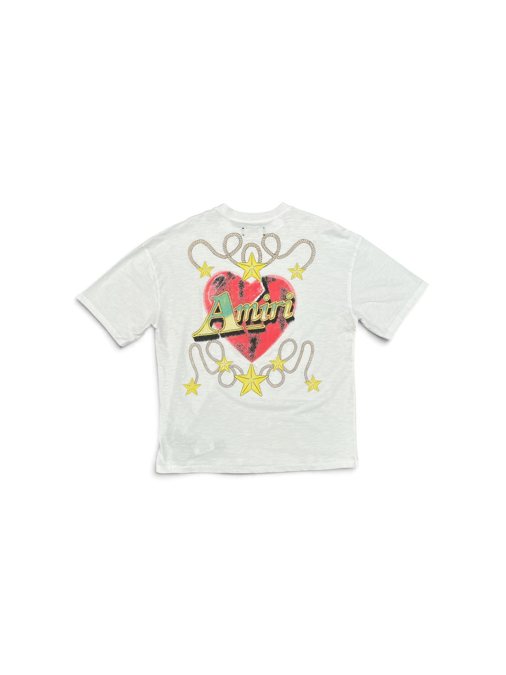 AMIRI AMIRI HEART OS TEE WHITE