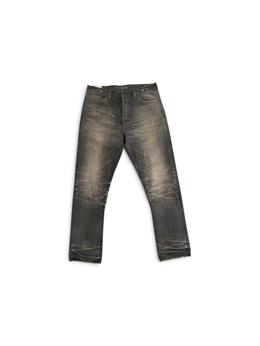 MASTER CRAFT UNION EDO STRAIGHT JEAN SURETO WORN BLACK
