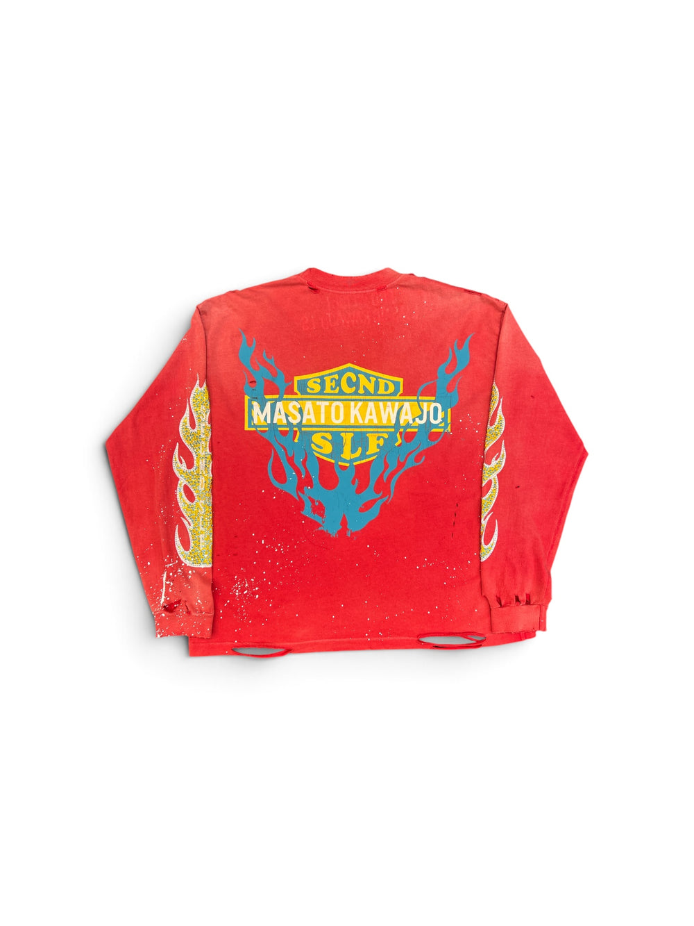 SECNDSLF FIRESTORM VINTAGE LS x MASATO KAWAJO RED