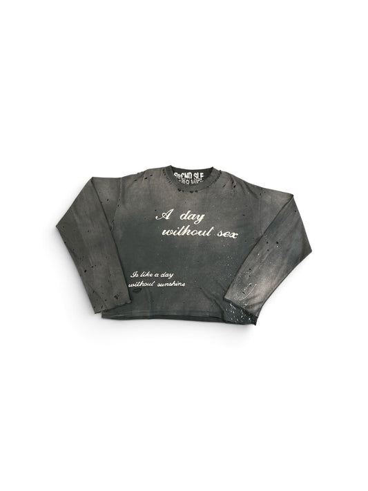 SECNDSLF A DAY WITHOUT LONG SLEEVE BLACK