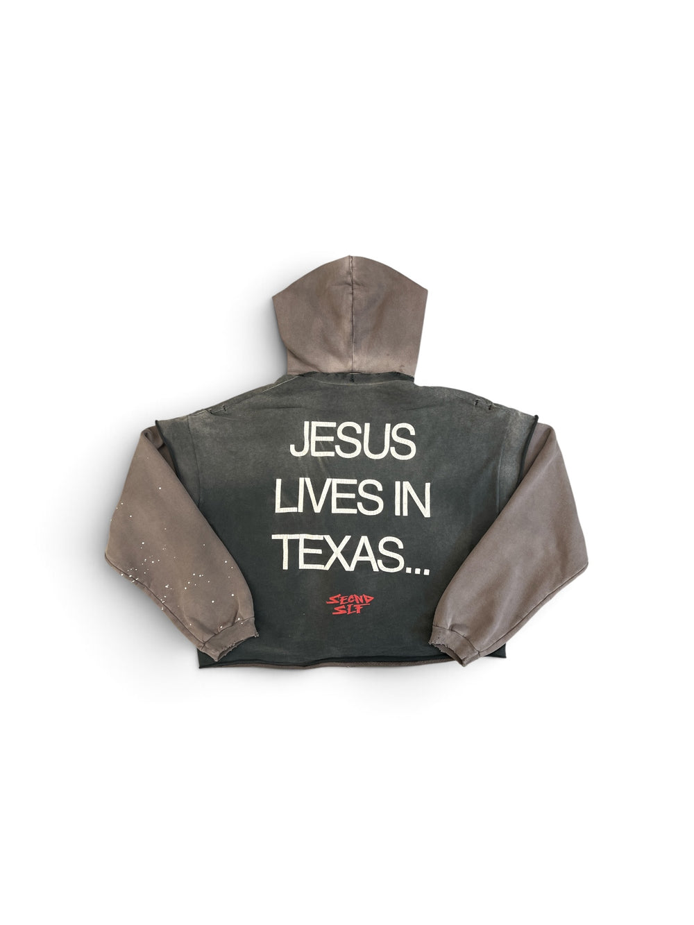 SECNDSLF FREE TEQUILA ZIP HOODIE BLACK
