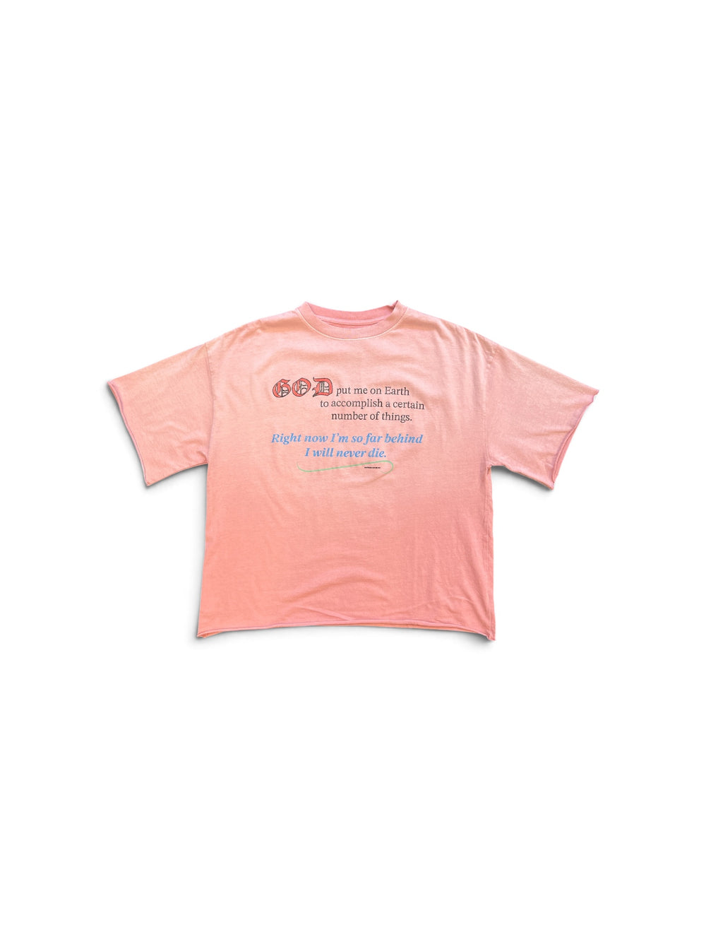 ASTRUM DISTORTED FAITH TEE PLUM