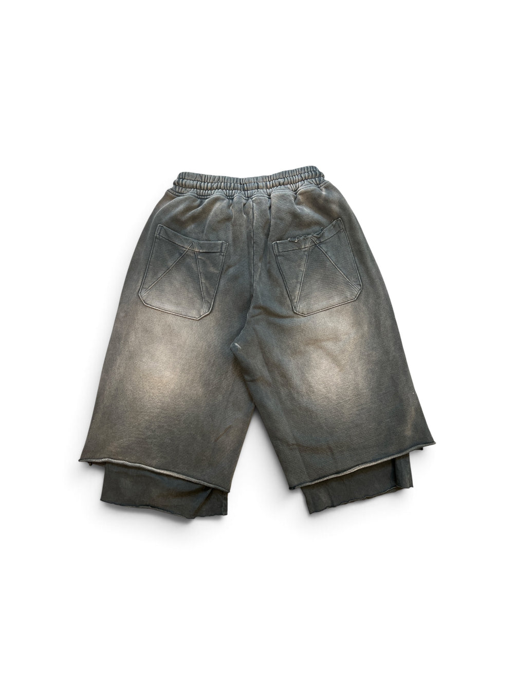 ASTRUM DOUBLE LAYER 3QTR SWEATS RUST BLACK