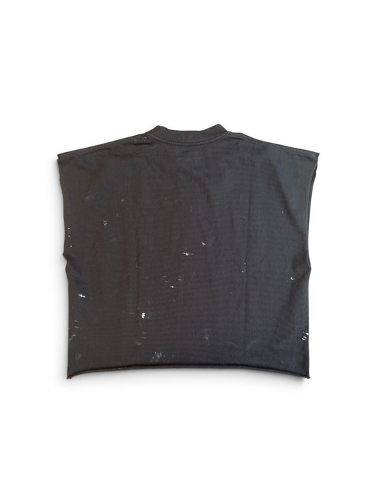 ASTRUM ROSE'S CUT OFF TEE BLACK