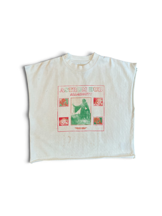 ASTRUM ASTRUM DUB CUT OFF TEE CREAM