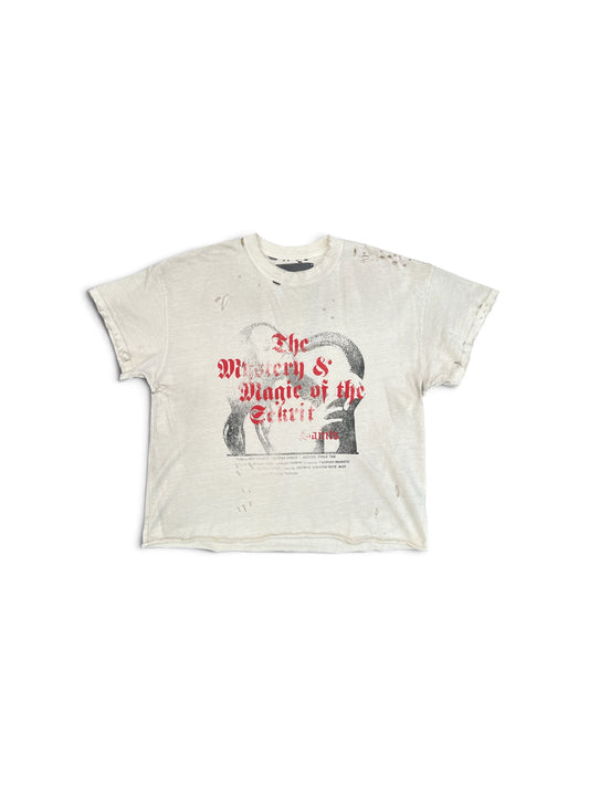 SEKRIT THE MYSTERY TEE DIRTY VINTAGE WHITE