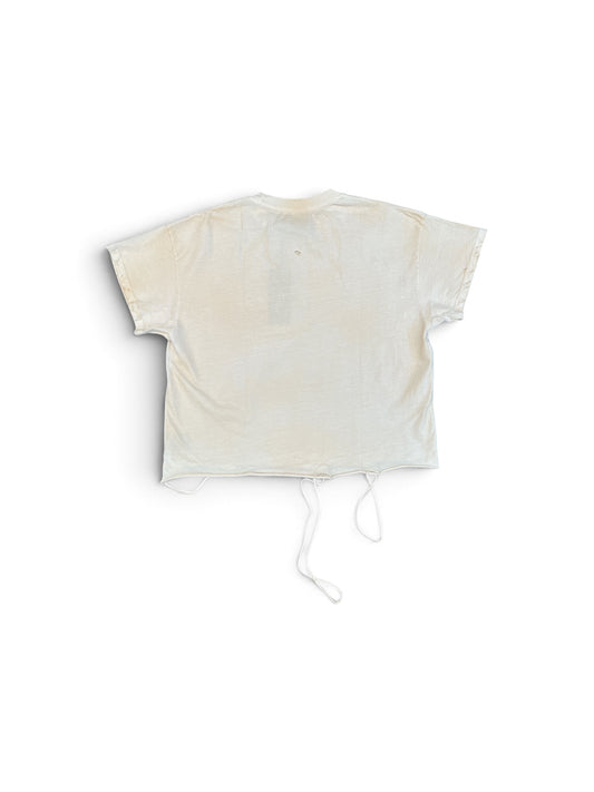 SEKRIT RED LIPS TEE VINTAGE WHITE