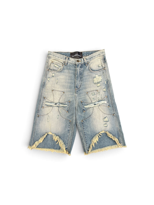 SEKRIT CHOPPER SHORT WASHED BLUE