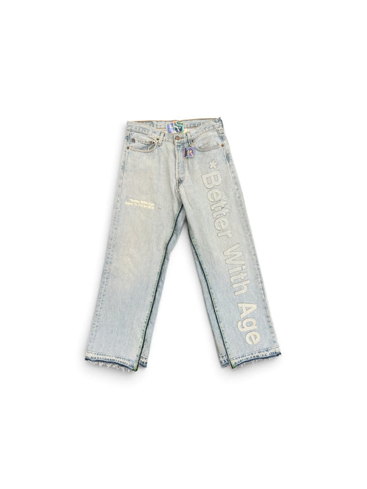 BETTER WITH AGE IN CASE YOU FORGOT DOUBLE-WIDE DENIM INDIGO
