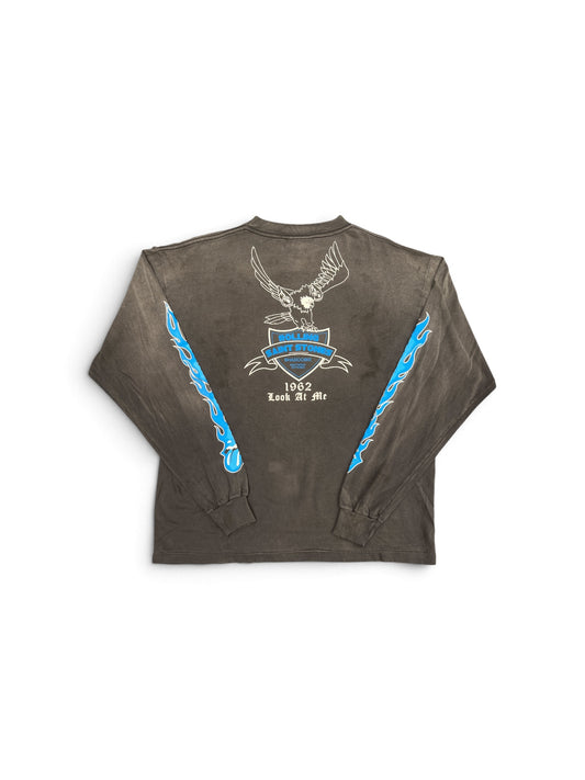 SAINT MICHAEL TRS FIRE LS T-SHIRT BLACK